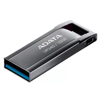 ADATA Flash Disk 128GB UR340, USB 3.2 Dash Drive, sjajni crni metal