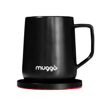 Muggo QI pametna grijana šalica - crna