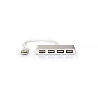 PORT USB HUB, 4x USB 2.0, sivi PORT USB HUB, 4x USB 2.0, sivi