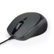 PORT optički miš SILENT, USB-A/USB-C, 3600 DPI, crni