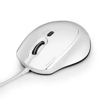 PORT optički miš SILENT, USB-A/USB-C, 3600 DPI, bijeli