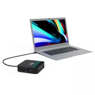 PORT priključna stanica USB-C 10 u 1, 2x4K Display Port, 5x USB-A, USB-C 85W PD, Ethernet, SD PORT priključna stanica USB-C 10 u 1, 2x4K Display Port, 5x USB-A, USB-C 85W PD, Ethernet, SD