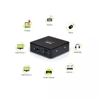 PORT priključna stanica 8 u 1 USB-C, USB-A, dual video, HDMI, Ethernet, audio, USB 3.0 PORT priključna stanica 8 u 1 USB-C, USB-A, dual video, HDMI, Ethernet, audio, USB 3.0