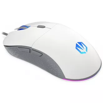 ENDORFY Gaming miš GEM Plus Onyx White, USB, ARGB, bijeli