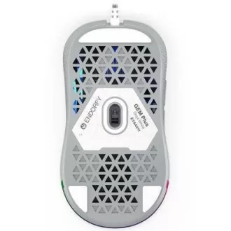ENDORFY Gaming miš GEM Plus Onyx White, USB, ARGB, bijeli