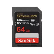 SanDisk SDXC kartica 64 GB Extreme PRO (280 MB/s klasa 10, UHS-II V60)