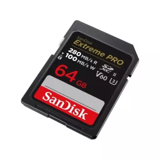SanDisk SDXC kartica 64 GB Extreme PRO (280 MB/s klasa 10, UHS-II V60)