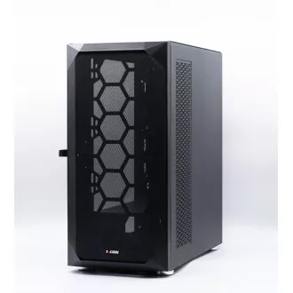 1stCOOL kućište Wind Storm Black MiddleTower, AU, USB3.0, bez napajanja, crno