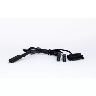 1stCOOL kućište Wind Storm Black MiddleTower ARGB, AU, USB3.0, bez napajanja, RGB ventilator, prozirna strana, crna