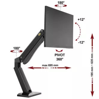 Držač za monitor ili TV NB NB45B