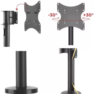 Kvalitetan stalak za TV 23-50", bočna rotacija +/- 30°, visina 45cm, nosivost 50kg