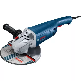 BOSCH GWS 2200, kutna brusilica, 2.200 W, 6.500 - 6.500 o/min, 230 mm, prekidač na zaključavanje BOSCH GWS 2200, kutna brusilica, 2.200 W, 6.500 - 6.500 o/min, 230 mm, prekidač na zaključavanje
