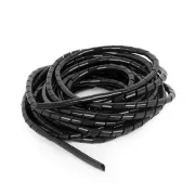 C-Tech CABLEXPERT spirala za zatezanje sajle, 12 mm, 10 m, crna