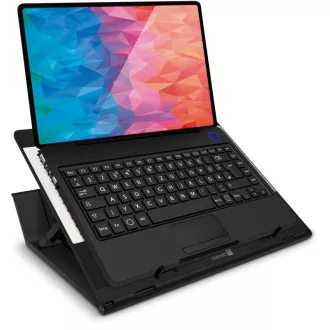 CONNECT IT FrostBlast podloga za hlađenje prijenosnog računala s plavim pozadinskim osvjetljenjem, CRNA CONNECT IT FrostBlast podloga za hlađenje prijenosnog računala s plavim pozadinskim osvjetljenjem, CRNA