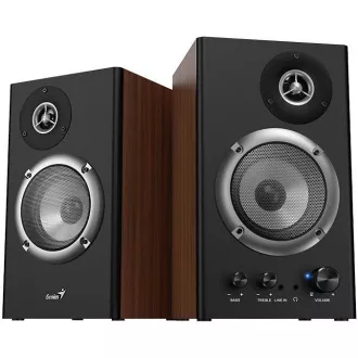 GENIUS zvučnik SP-HF1200B, 2.0, 36W, drveni, crno-smeđi GENIUS zvučnik SP-HF1200B, 2.0, 36W, drveni, crno-smeđi
