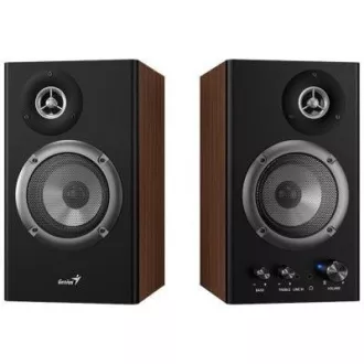 GENIUS zvučnik SP-HF1200B, 2.0, 36W, drveni, crno-smeđi GENIUS zvučnik SP-HF1200B, 2.0, 36W, drveni, crno-smeđi
