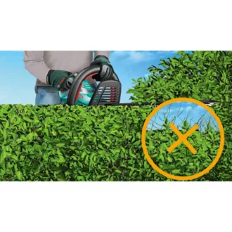 BOSCH Universal HedgeCut 18V-55, akumulatorske škare, 18 V, duljina oštrice 55 cm, razmak zubaca 22 mm, baterija 2,5 Ah