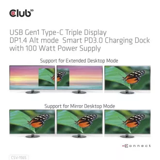 Club3D USB-C priključna stanica 14v1, 1xDP, 1xHDMI, 1xVGA, 2xUSB-C, 5xUSB, 1xRJ45, 1x3,5 mm, siva Club3D USB-C priključna stanica 14v1, 1xDP, 1xHDMI, 1xVGA, 2xUSB-C, 5xUSB, 1xRJ45, 1x3,5 mm, siva