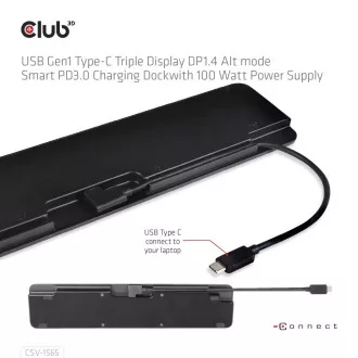 Club3D USB-C priključna stanica 14v1, 1xDP, 1xHDMI, 1xVGA, 2xUSB-C, 5xUSB, 1xRJ45, 1x3,5 mm, siva Club3D USB-C priključna stanica 14v1, 1xDP, 1xHDMI, 1xVGA, 2xUSB-C, 5xUSB, 1xRJ45, 1x3,5 mm, siva