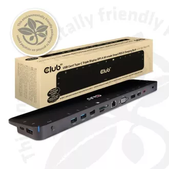 Club3D USB-C priključna stanica 14v1, 1xDP, 1xHDMI, 1xVGA, 2xUSB-C, 5xUSB, 1xRJ45, 1x3,5 mm, siva Club3D USB-C priključna stanica 14v1, 1xDP, 1xHDMI, 1xVGA, 2xUSB-C, 5xUSB, 1xRJ45, 1x3,5 mm, siva