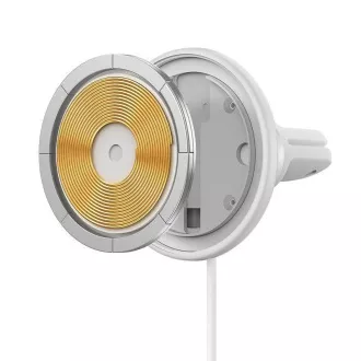 Baseus CW01 magnetni držač s bežičnim punjenjem (za ventilacijsku rešetku) 15W+25W, bijeli Baseus CW01 magnetni držač s bežičnim punjenjem (za ventilacijsku rešetku) 15W+25W, bijeli