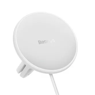 Baseus CW01 magnetni držač s bežičnim punjenjem (za ventilacijsku rešetku) 15W+25W, bijeli Baseus CW01 magnetni držač s bežičnim punjenjem (za ventilacijsku rešetku) 15W+25W, bijeli