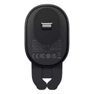Baseus Stable Pro auto držač (ventilacija) sa bežičnim punjenjem 15W, crni Baseus Stable Pro auto držač (ventilacija) sa bežičnim punjenjem 15W, crni