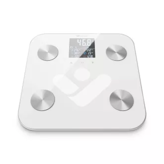 TrueLife FitScale W6 BT - bluetooth vaga za bioelektričnu impedanciju - bijela