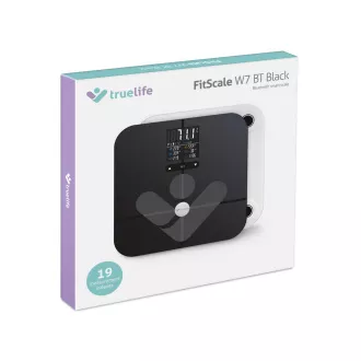 TrueLife FitScale W7 BT - bluetooth vaga za bioelektričnu impedanciju - crna TrueLife FitScale W7 BT - bluetooth vaga za bioelektričnu impedanciju - crna