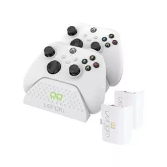 VENOM VS2871 Xbox Series S/X & One White Twin Docking Station + 2 baterije