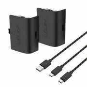 VENOM VS2882 Xbox Series S/X i jedna crna dvostruka baterija + kabel od 3 metra
