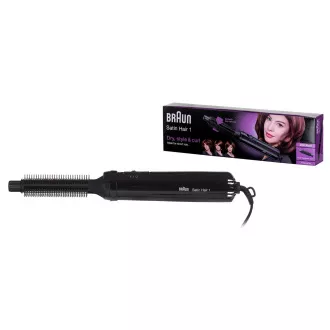 Braun AS110 Satin Hair 1 uvijač na vrući zrak, 2 temperature, 2 brzine, 200 W, zaštita od pregrijavanja, crna Braun AS110 Satin Hair 1 uvijač na vrući zrak, 2 temperature, 2 brzine, 200 W, zaštita od pregrijavanja, crna