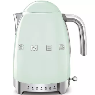 Smeg KLF04PGEU kuhalo za vodu, 1,7 L (7 šalica), 2400 W, stil 1950-ih, kontrola temperature, 7 programa, pastelno zelena