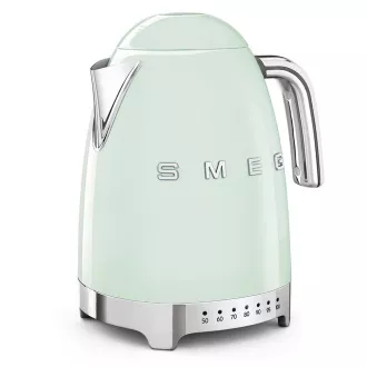 Smeg KLF04PGEU kuhalo za vodu, 1,7 L (7 šalica), 2400 W, stil 1950-ih, kontrola temperature, 7 programa, pastelno zelena