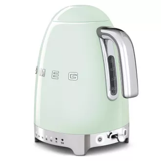 Smeg KLF04PGEU kuhalo za vodu, 1,7 L (7 šalica), 2400 W, stil 1950-ih, kontrola temperature, 7 programa, pastelno zelena