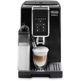 DeLonghi Dinamica ECAM 350.50.B automatski aparat za kavu, 15 bara, 1450 W, ugrađeni mlin, sustav za mlijeko, dupla šalica