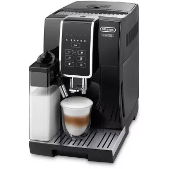 DeLonghi Dinamica ECAM 350.50.B automatski aparat za kavu, 15 bara, 1450 W, ugrađeni mlin, sustav za mlijeko, dupla šalica