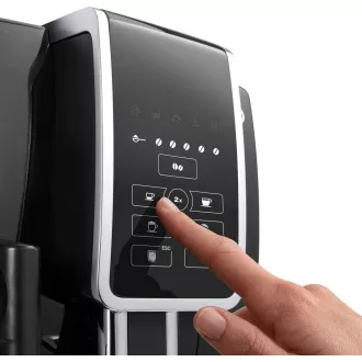 DeLonghi Dinamica ECAM 350.50.B automatski aparat za kavu, 15 bara, 1450 W, ugrađeni mlin, sustav za mlijeko, dupla šalica