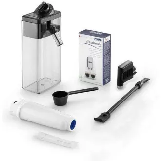 DeLonghi Dinamica ECAM 350.50.B automatski aparat za kavu, 15 bara, 1450 W, ugrađeni mlin, sustav za mlijeko, dupla šalica