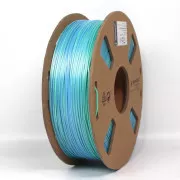 GEMBIRD Tiskarski niz (filament) PLA, 1, 75 mm, 1 kg, svilena duga, plavo/zelena