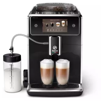 SAECO SM8780/00 Xelsis Deluxe, aparat za kavu, ekran osjetljiv na dodir, posuda za mlijeko, 2 šalice odjednom, 6 programa, crna SAECO SM8780/00 Xelsis Deluxe, aparat za kavu, ekran osjetljiv na dodir, posuda za mlijeko, 2 šalice odjednom, 6 programa, crna