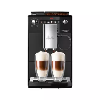 MELITTA Latticia OT Espresso aparat za kavu, 15 bara, 2 šalice odjednom, ugrađeni mlin, 5 programa mljevenja, crna