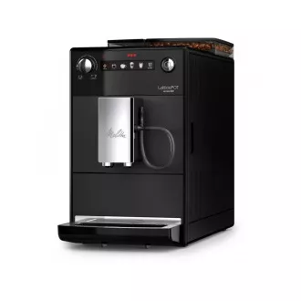 MELITTA Latticia OT Espresso aparat za kavu, 15 bara, 2 šalice odjednom, ugrađeni mlin, 5 programa mljevenja, crna