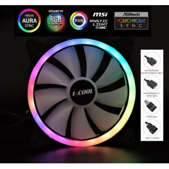 1stCOOL ventilator AURA EVO, 140mm, ARGB 1stCOOL ventilator AURA EVO, 140mm, ARGB
