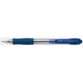 Kemijska olovka Pilot super grip 0,7 mm plava / refil 2110 tijelo prozirno Kemijska olovka Pilot super grip 0,7 mm plava / refil 2110 tijelo prozirno