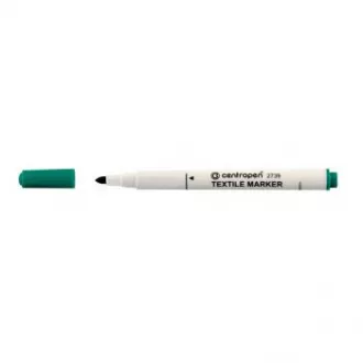 Marker Centropen 2739 za tekstil zeleni cilindrični vrh 3,5 mm Marker Centropen 2739 za tekstil zeleni cilindrični vrh 3,5 mm