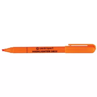 Highlighter Centropen 2822 narančasti klinasti vrh širine 1-3 mm