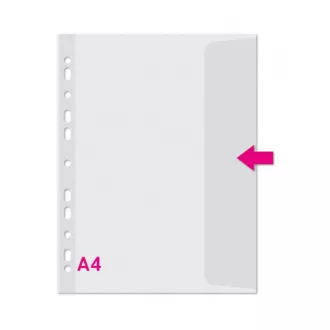 Korica A4 sa preklopom prozirna PH 203 eurošarke 110mic 10kom