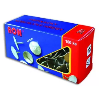 Thumbtacks 14mm 100kom 201 tepih Ron