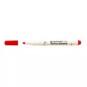 Marker Centropen 2739 za tekstil crveni cilindrični vrh 3,5 mm